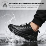 Men Certificated Non Slip Wide Toe Shoe Waterproof Comfortable Shock Absorbing Sneaker PEAKVIP PE25004M (3)