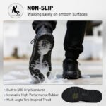 Men Certificated Non Slip Wide Toe Shoe Waterproof Comfortable Shock Absorbing Sneaker PEAKVIP PE25004M (4)