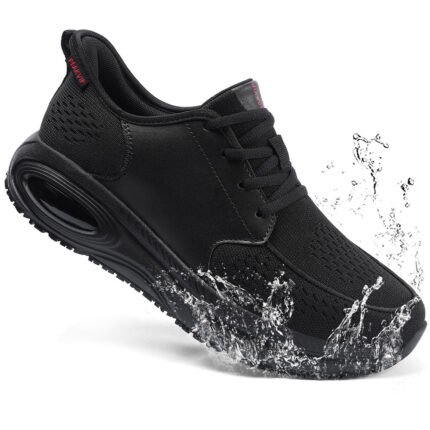 Men Non Slip Sole Chef Work Shoe Waterproof Arch Support Sneaker PEAKVIP PE25006M (1)