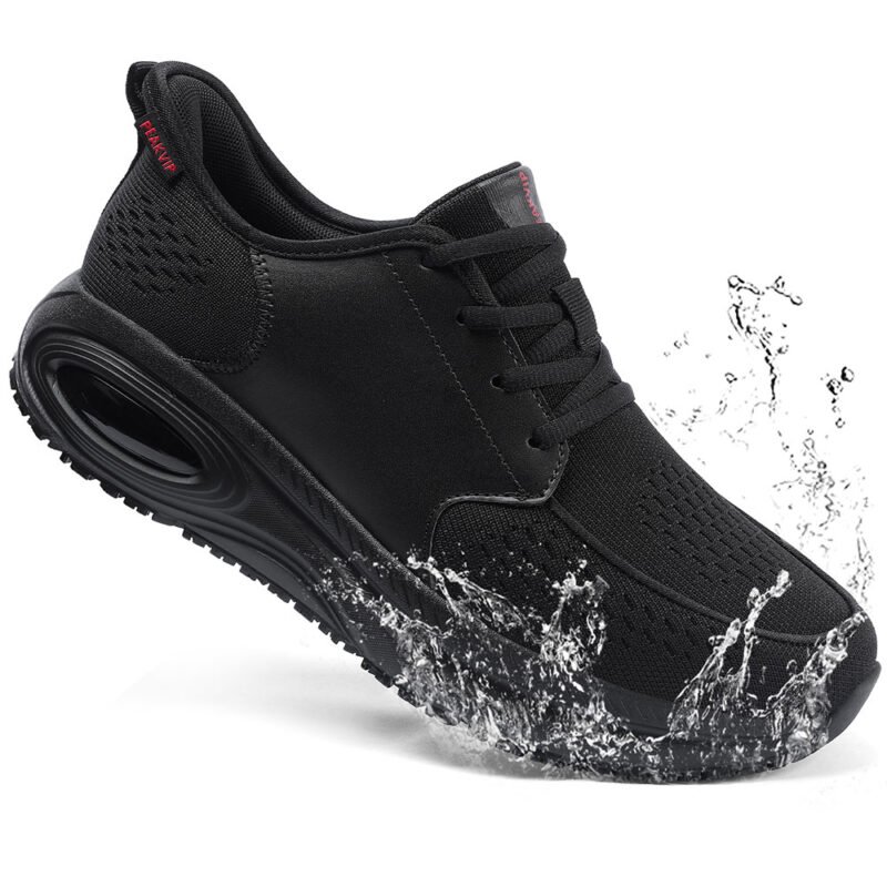 Men Non Slip Sole Chef Work Shoe Waterproof Arch Support Sneaker PEAKVIP PE25006M (1)