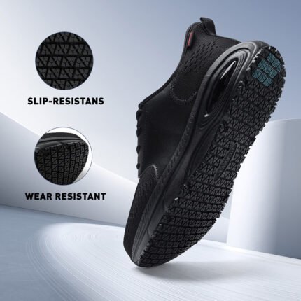 Men Non Slip Sole Chef Work Shoe Waterproof Arch Support Sneaker PEAKVIP PE25006M (2)