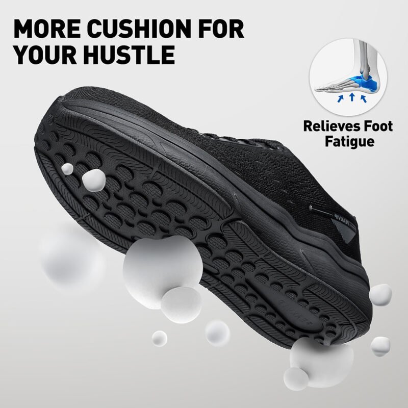 Men Steel Wide Toe Cushion Comfort Sneaker Lightweight Arch Support Work Shoe PEAKVIP PE25005M (5)