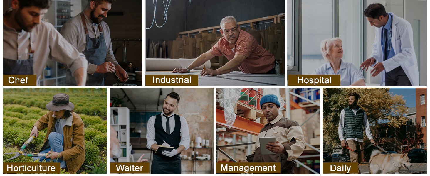 Waterproof Chef Work Shoe Nonslip Wide Toe Men Sneaker PEAKVIP-PE25001M