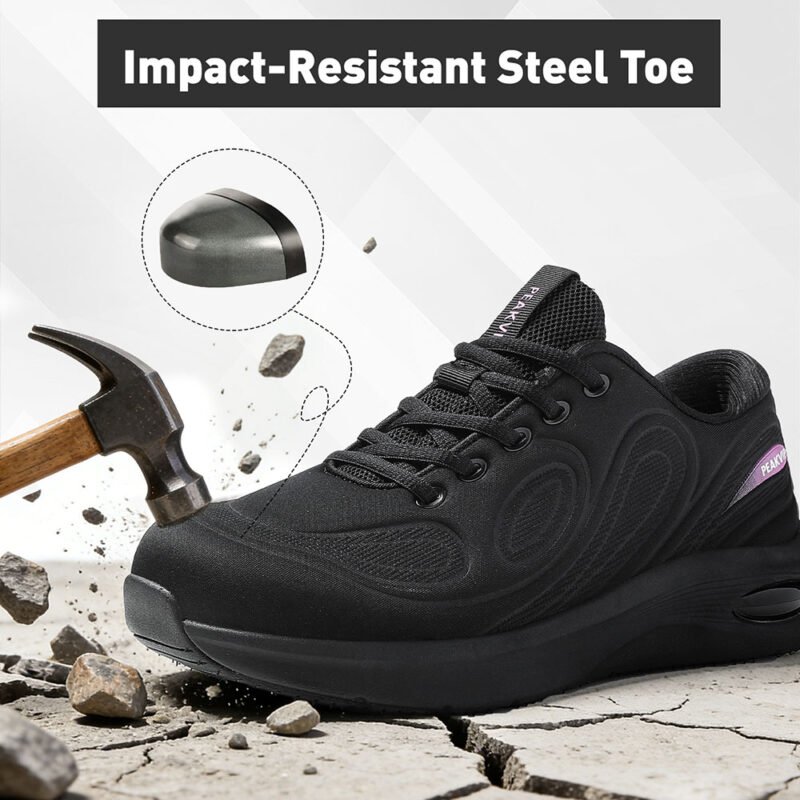 Steel Toe Women Safety Shoe Waterproof Nonslip Sneaker PEAKVIP-PE25001W