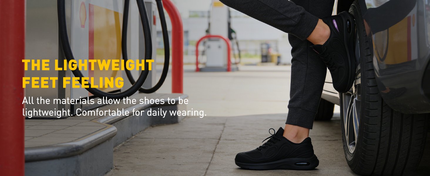 Steel Toe Women Safety Shoe Waterproof Nonslip Sneaker PEAKVIP-PE25001W