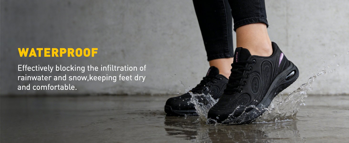 Steel Toe Women Safety Shoe Waterproof Nonslip Sneaker PEAKVIP-PE25001W