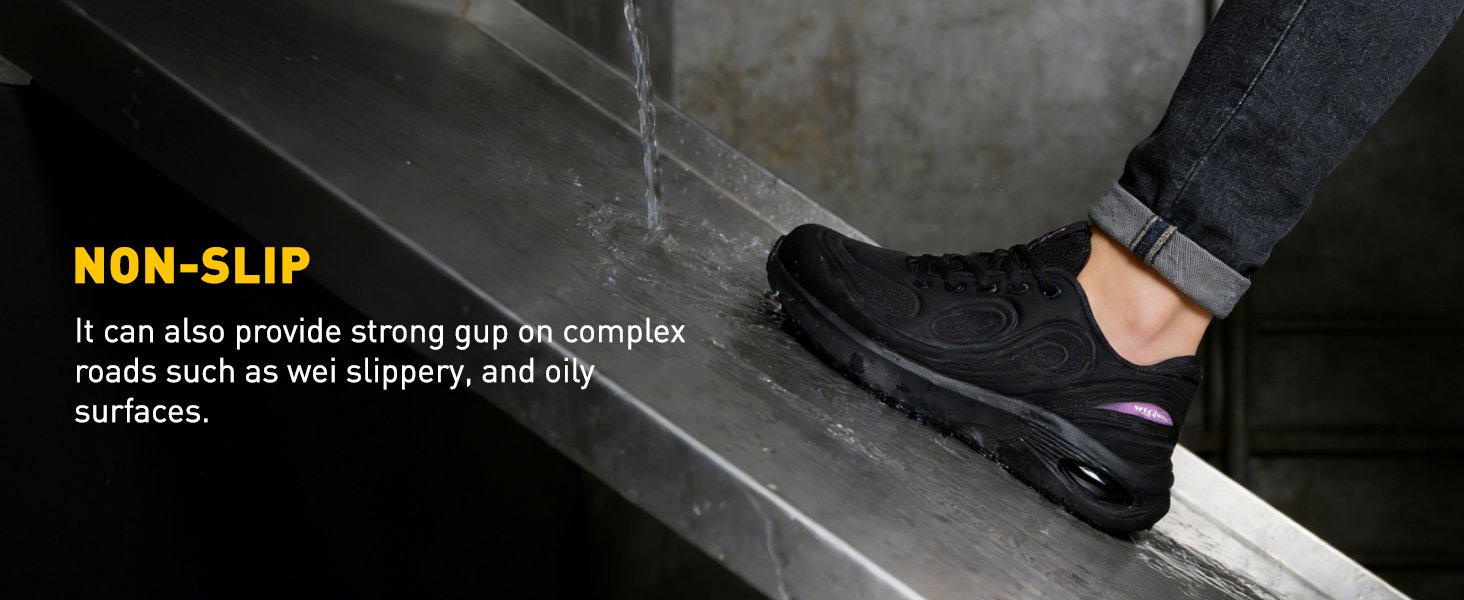 Steel Toe Women Safety Shoe Waterproof Nonslip Sneaker PEAKVIP-PE25001W