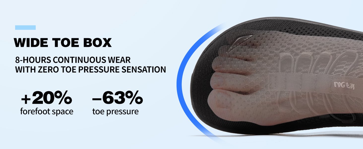 Women Wide Toe Casual Shoe Arch Support Breathable Slip On Sneaker LOCFIR LC26001W Detail (2)