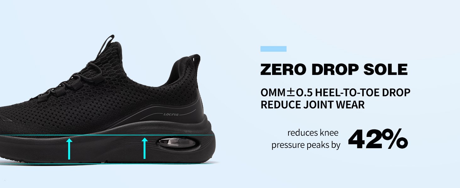 Women Wide Toe Casual Shoe Arch Support Breathable Slip On Sneaker LOCFIR LC26001W Detail (3)