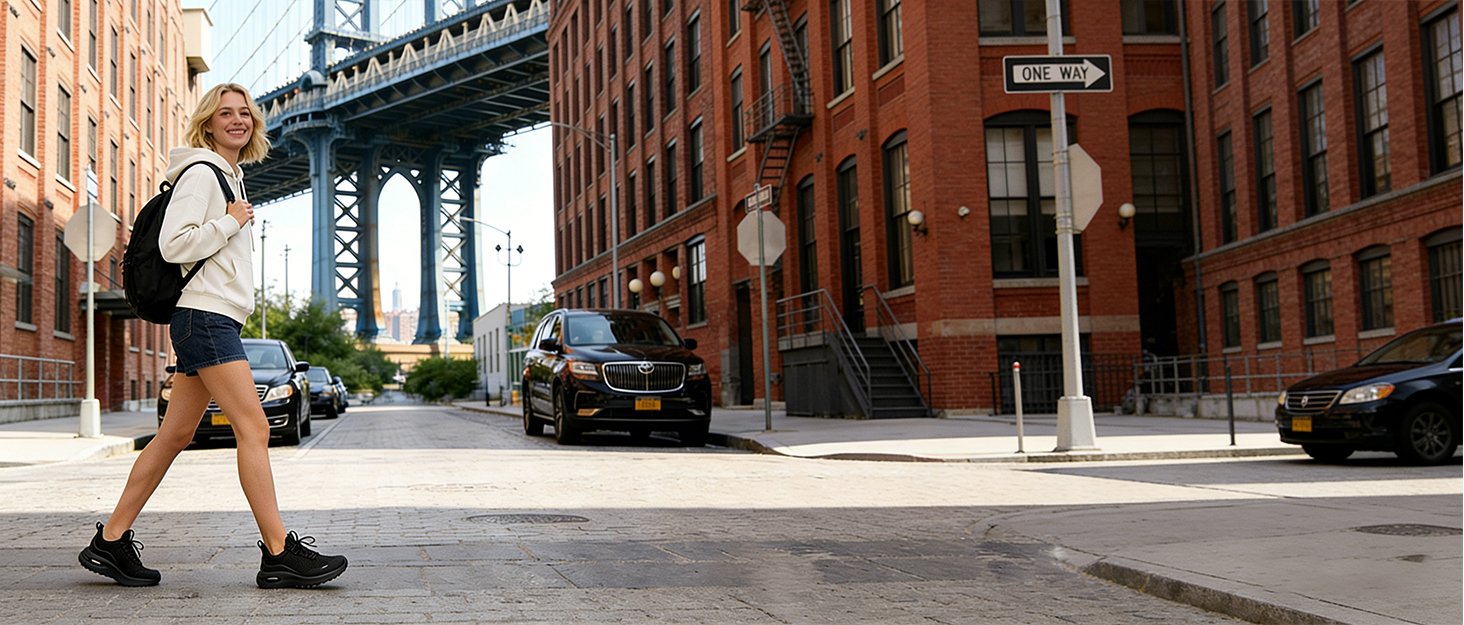 Women Wide Toe Casual Shoe Arch Support Breathable Slip On Sneaker LOCFIR LC26001W Detail (9)